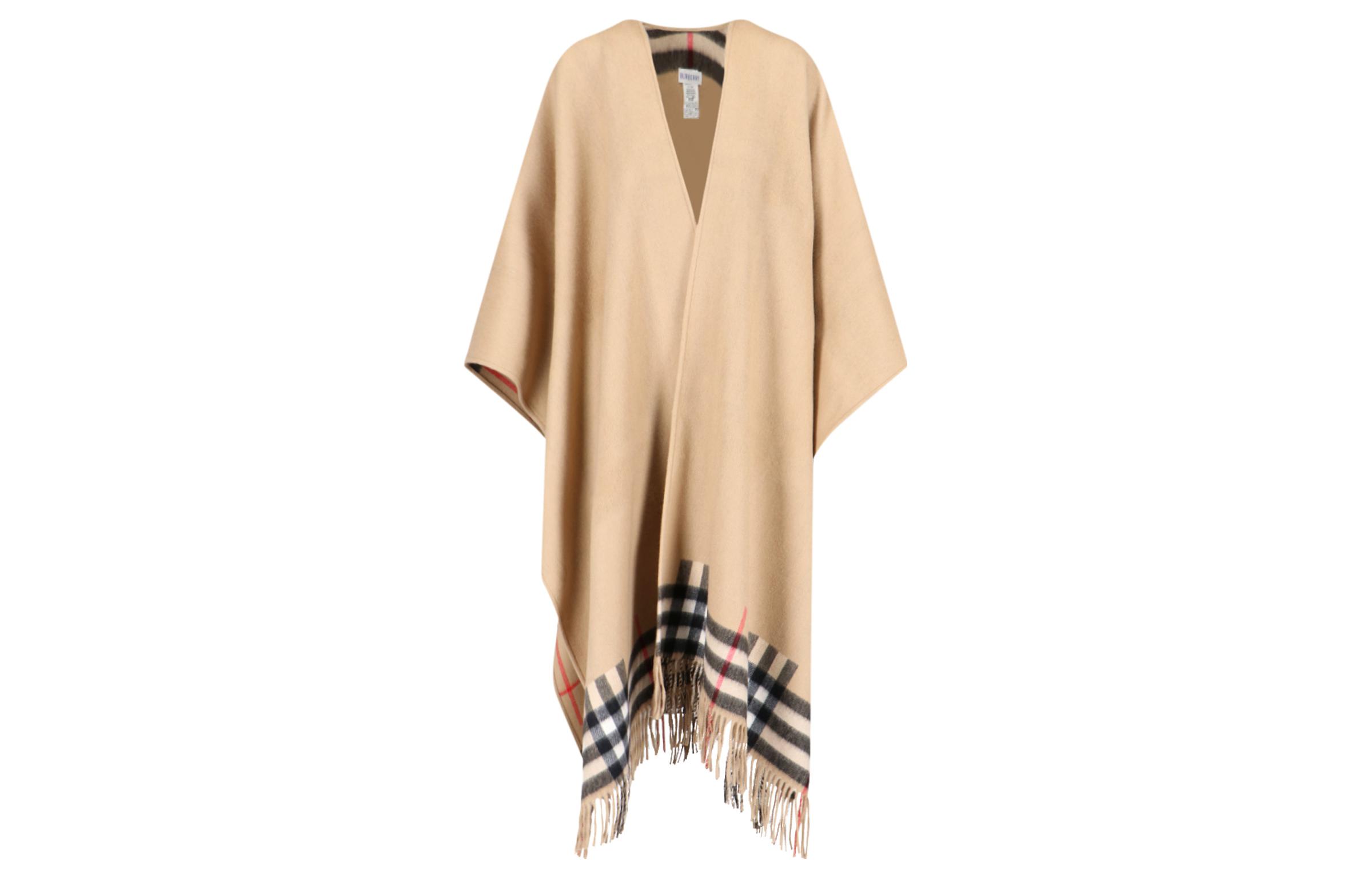 (Women) Burberry  Brown Shawl - Warm and Winter-Ready. 8078450A7026