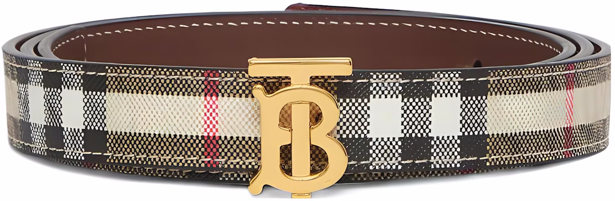(Women) Burberry Brown Stripe Leather Belt with Smooth Buckle, 2cm Width. 80524851 Buy (Women) Burberry Brown Stripe Leather Belt with Smooth Buckle, 2cm Width. 80524851