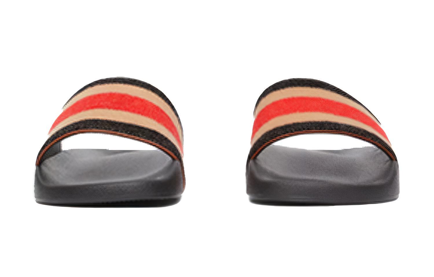 (W) Burberry 'Camel Stripe Fashion Slide' 圖 3