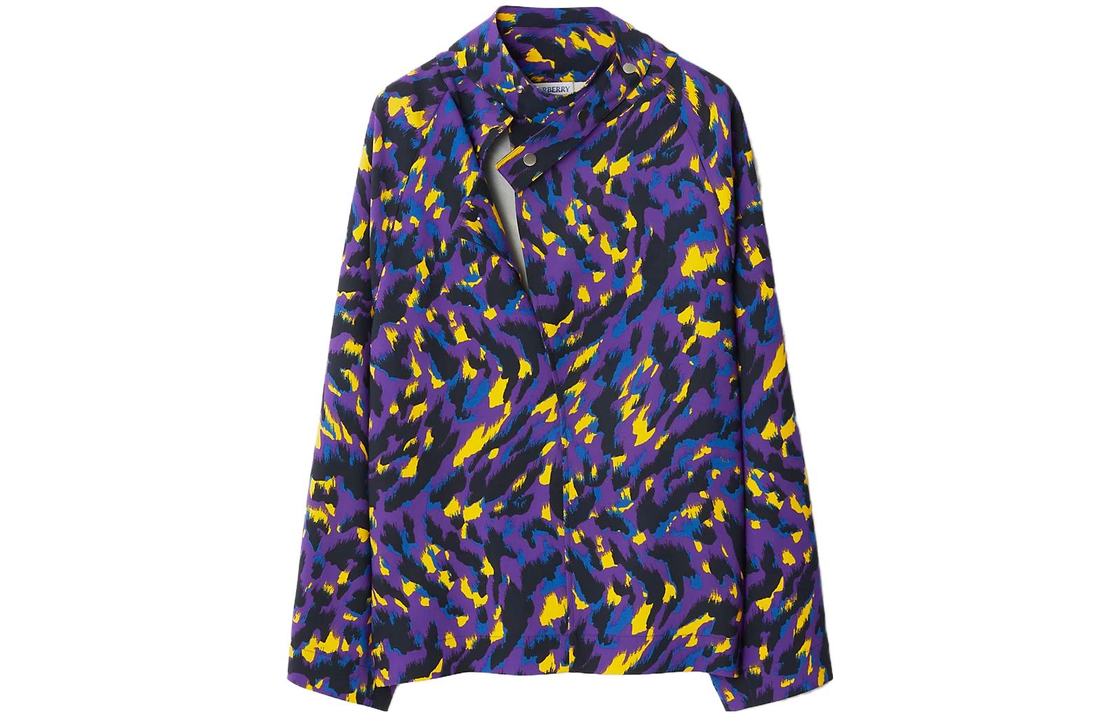 (Women) Burberry  Camouflage Print Single-Breasted Casual Jacket Multicolor 80776821 圖 2