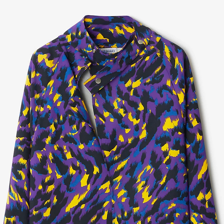 (Women) Burberry  Camouflage Print Single-Breasted Casual Jacket Multicolor 80776821 圖 7