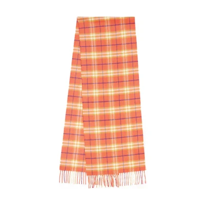 (Women) Burberry Cashmere Checkered Scarf Multicolor. 80047141