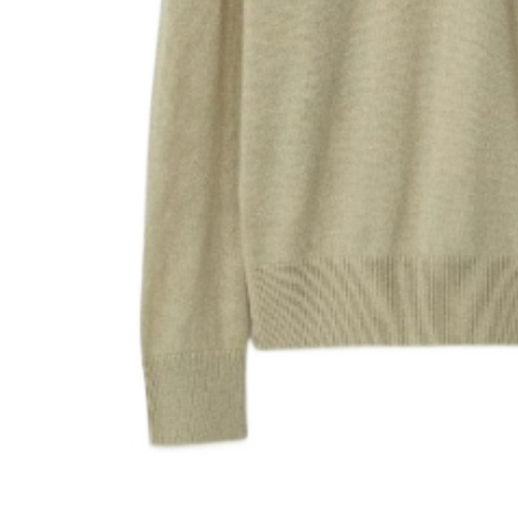 Details for (W) Burberry Cashmere Sweater FW23 Warna Khaki dengan Pin Detail. 80839251