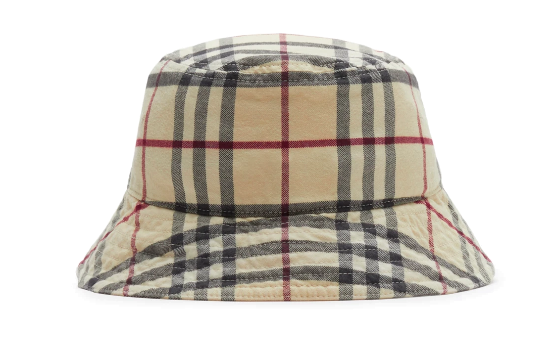 Shop (W) Topi Bucket Kotton Corak Burberry Pelbagai Warna. 80756501