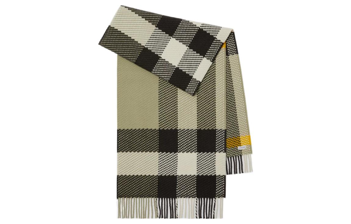 (Women) Burberry  Check Design Wool Scarf Multicolor 80792391