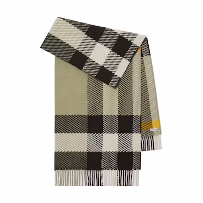 (Women) Burberry Check Design Wool Scarf Multicolor 80792391