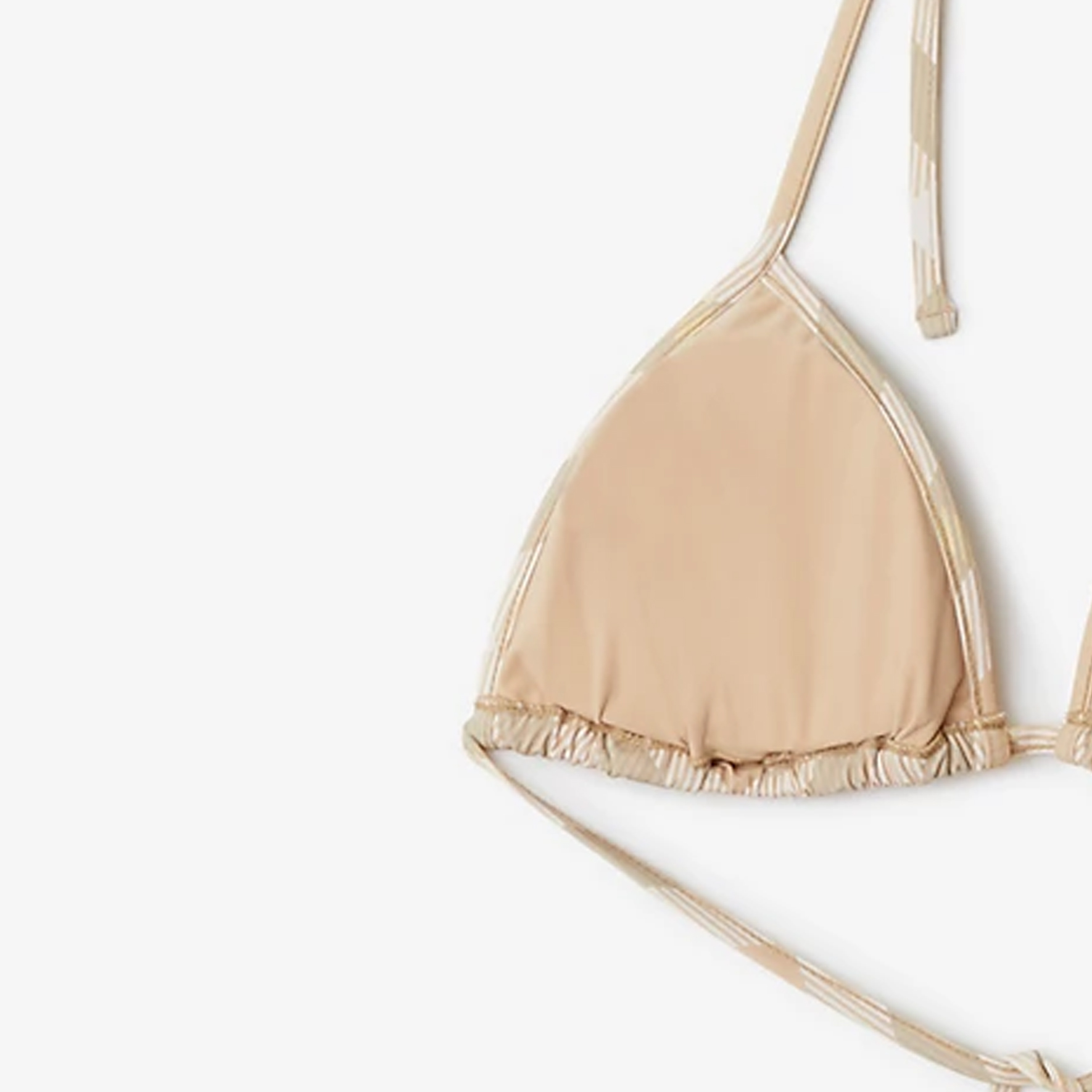 Details for (Women) Burberry  Check Halterneck Tie Bikini Beige 80827511