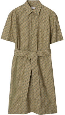 (W) Burberry Gaun Midi Lengan Pendek Motif Check Ikat Pinggang Coklat Muda 80943571 Buy (W) Burberry Gaun Midi Lengan Pendek Motif Check Ikat Pinggang Coklat Muda 80943571