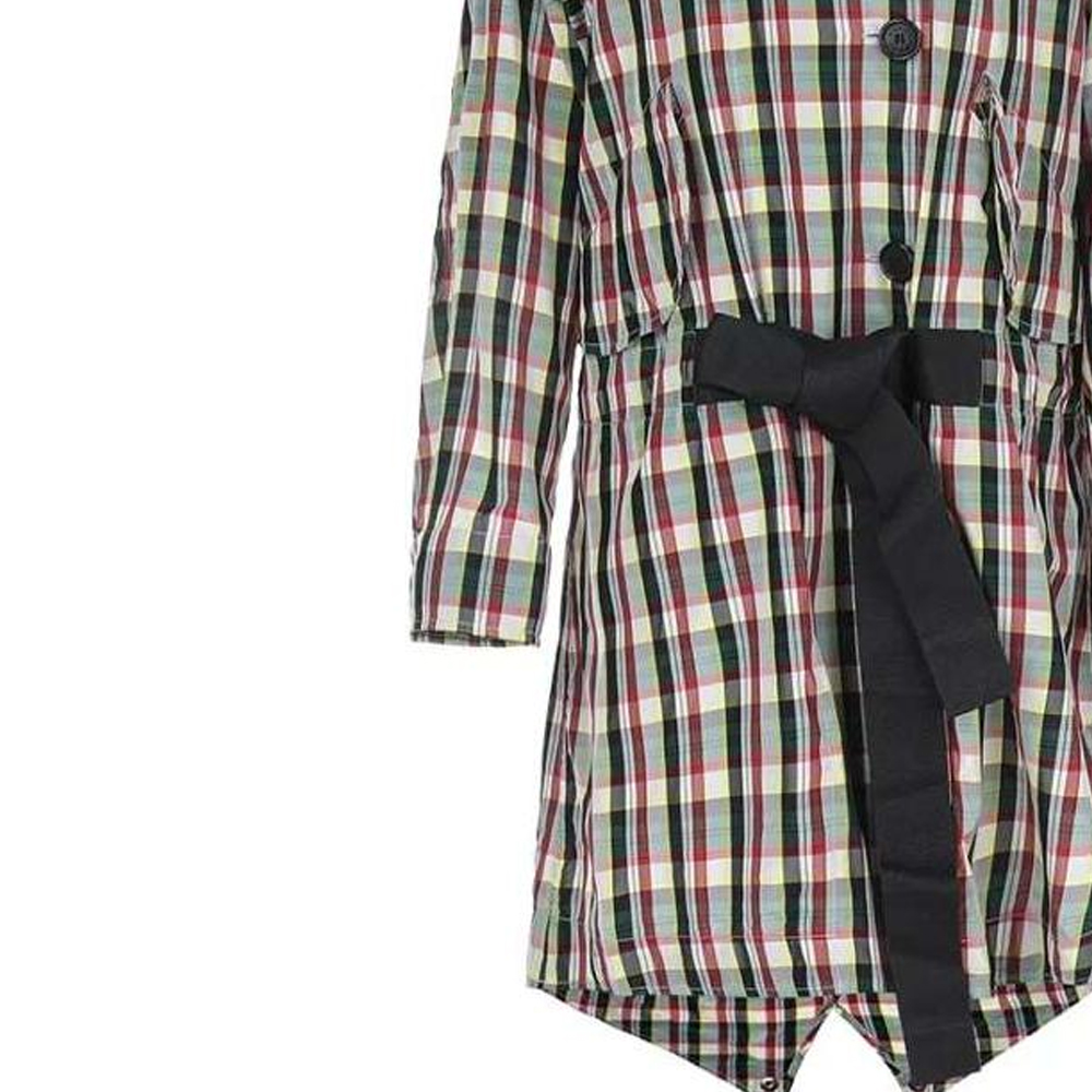 Purchase (W) Burberry Kot Trench Cetakan Corak Bertudung Ikat Pinggang Panjang Sederhana Multicolor 40736771