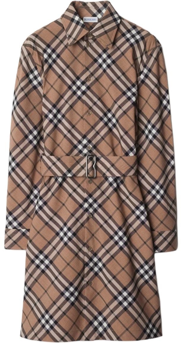 women-burberry-check-wool-midi-long-sleeve-dress-brown-80950801