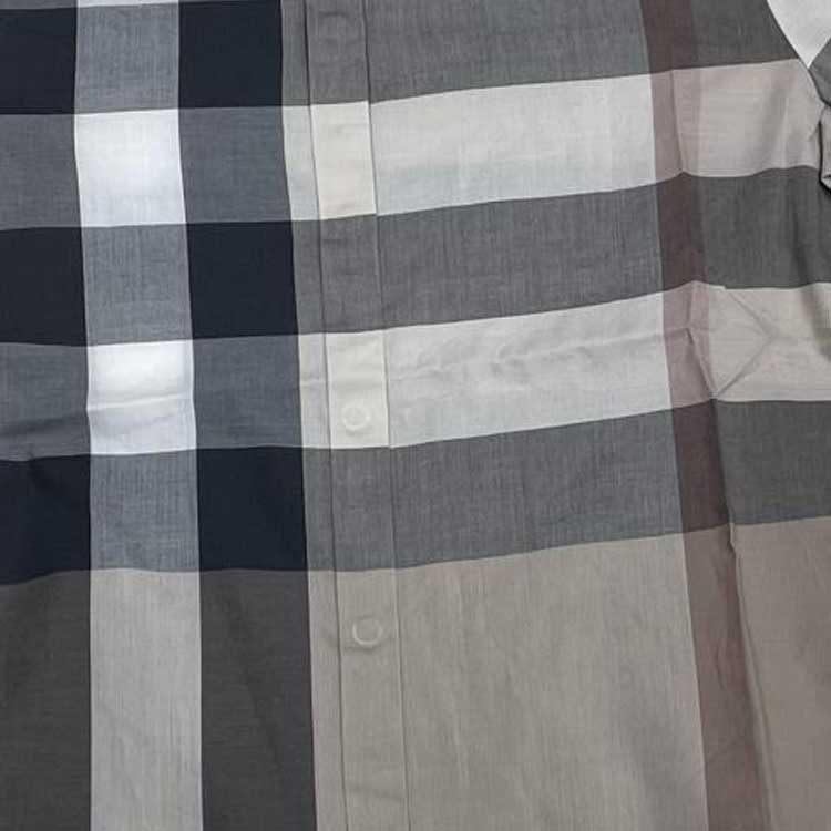 (Women) Burberry  Checked Long-Sleeve Casual Shirt in Light Khaki. 39764801 圖 3