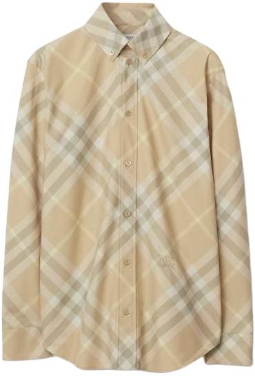 women-burberry-checkered-button-up-long-sleeve-shirt-brown-80835941