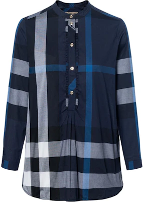 (W) Burberry 經典格紋長袖休閒襯衫 - 藍色 40178131 Buy (W) Burberry 經典格紋長袖休閒襯衫 - 藍色 40178131