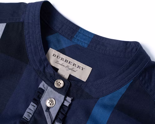 (W) Burberry 經典格紋長袖休閒襯衫 - 藍色 40178131 Shop (W) Burberry 經典格紋長袖休閒襯衫 - 藍色 40178131