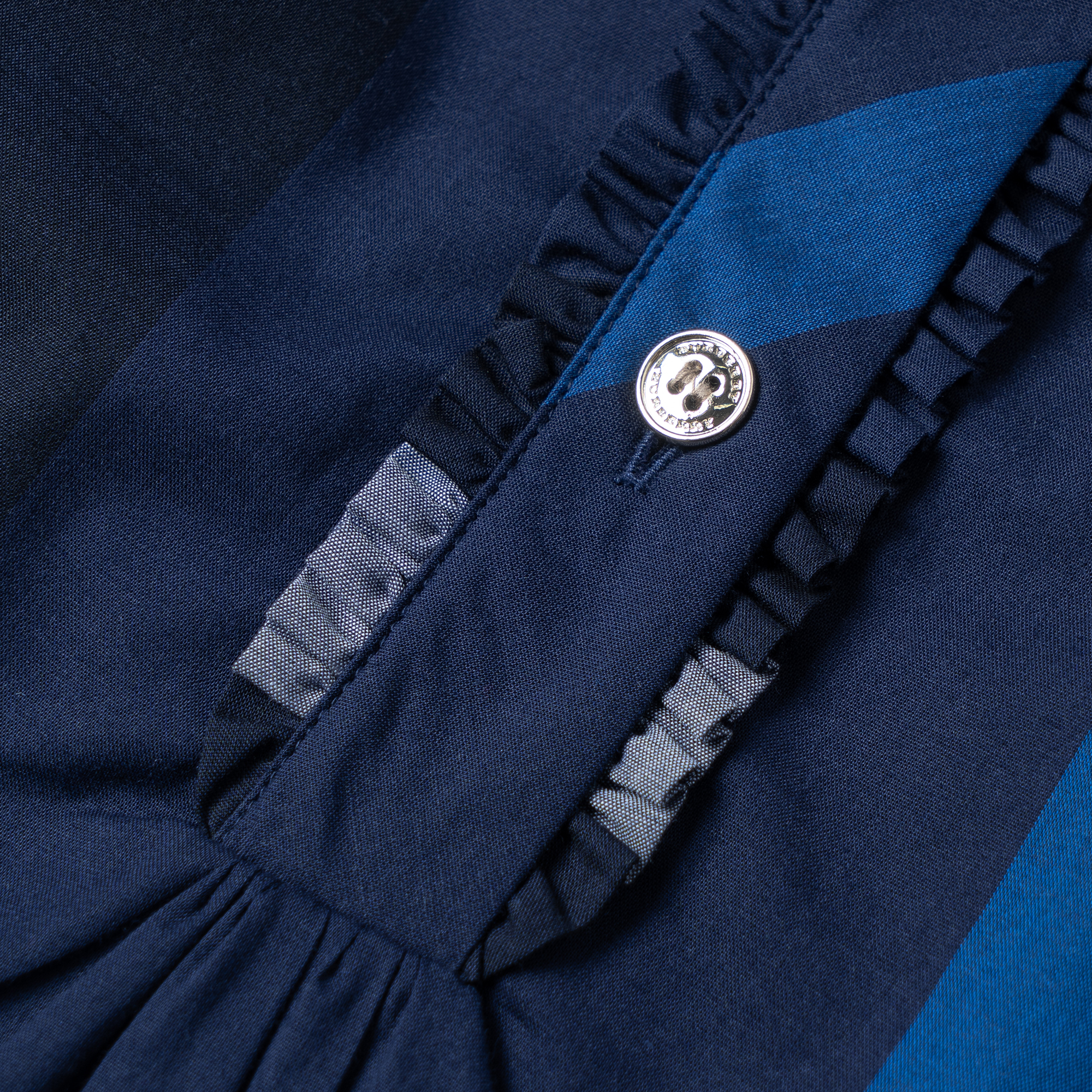 (Women) Burberry  Checkered Long Sleeve Casual Shirt - Blue 40178131 圖 5