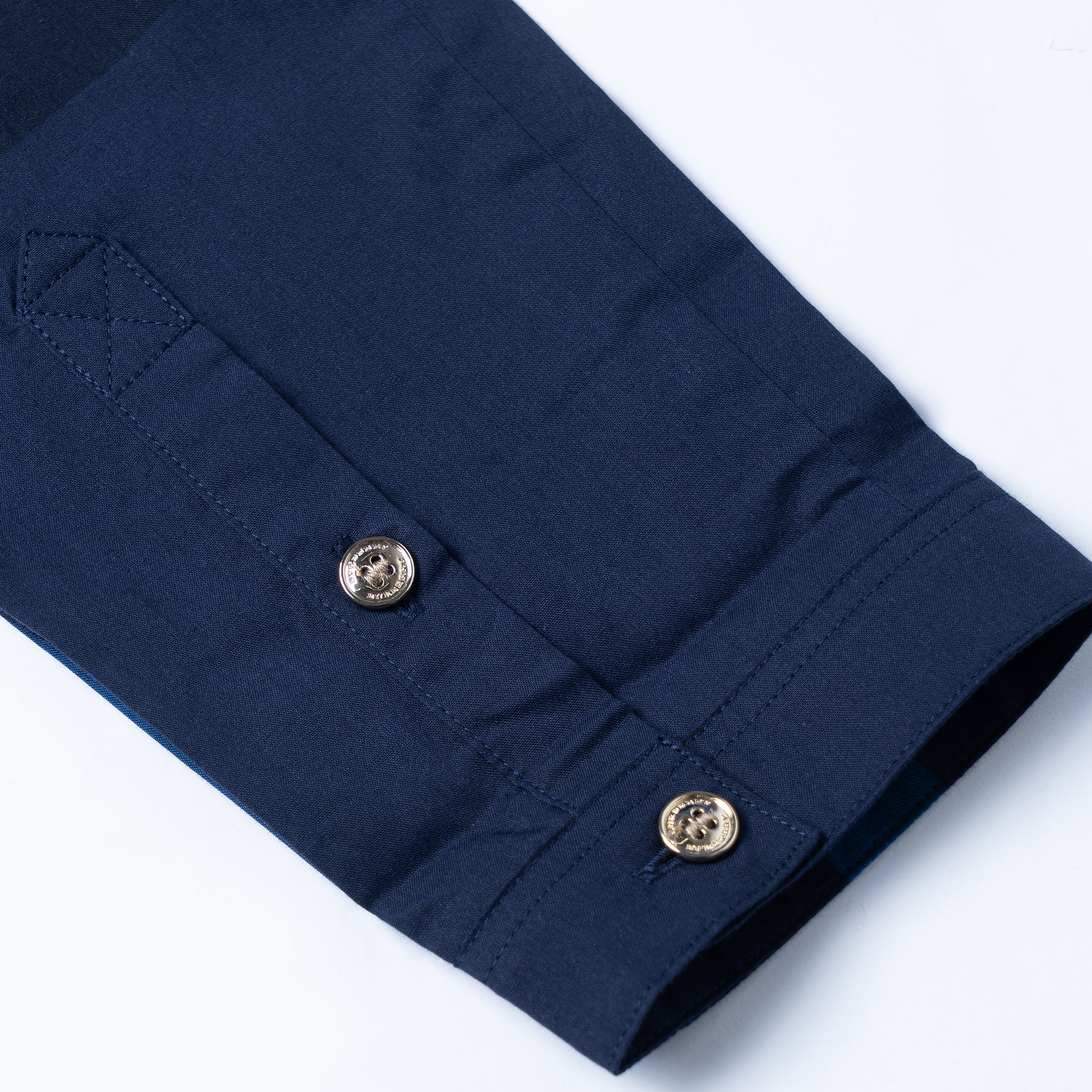 (Women) Burberry  Checkered Long Sleeve Casual Shirt - Blue 40178131 圖 6