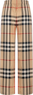 (W) Burberry Seluar Kasual Potongan Lurus Corak Kotak Mid-Rise. 80711011 Lookbook (W) Burberry Seluar Kasual Potongan Lurus Corak Kotak Mid-Rise. 80711011