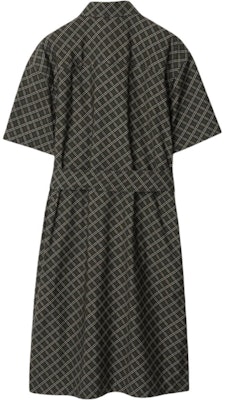 (W) Vestido Burberry Midi a Cuadros con Cinturón y Manga Corta Negro/Gris. 80943561 Lookbook (W) Vestido Burberry Midi a Cuadros con Cinturón y Manga Corta Negro/Gris. 80943561