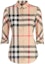 Buy (W) 버버리 컬러블록 체크 패턴 긴소매 셔츠. 39180911