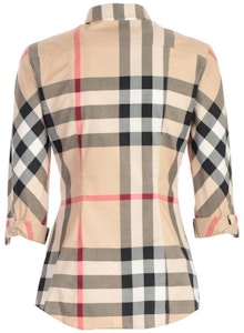 (W) 버버리 컬러블록 체크 패턴 긴소매 셔츠. 39180911 Lookbook (W) 버버리 컬러블록 체크 패턴 긴소매 셔츠. 39180911