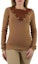 Lookbook (Women) Burberry Color Block Crew Neck Sweater Brown 45625931