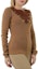 Shop (Women) Burberry Color Block Crew Neck Sweater Brown 45625931
