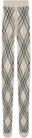 (Women) Burberry Colorblock Check High-Waist Leggings - Khaki 80819221 (Women) Burberry Colorblock Check High-Waist Leggings - Khaki 80819221
