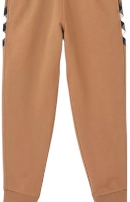 (W) Burberry Colorblock Check Knit Jogger Sweatpants Beige Seluar Santai 80460571 Details for (W) Burberry Colorblock Check Knit Jogger Sweatpants Beige Seluar Santai 80460571