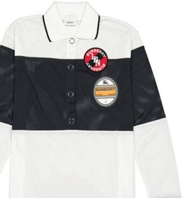 (W) Vestido Corto Burberry Colorblock de Manga Larga y Cuello Redondo. 45625521 Sizing (W) Vestido Corto Burberry Colorblock de Manga Larga y Cuello Redondo. 45625521