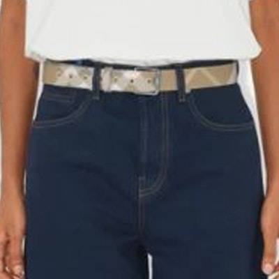 (W) バーバリー カラーブロック ポリエステル ウール アクリル ベルト カーキ 3CM. 80817561 Shop (W) バーバリー カラーブロック ポリエステル ウール アクリル ベルト カーキ 3CM. 80817561