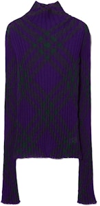 (W) 博柏利拼色高领休闲针织毛衣长袖. 80765071 Order (W) 博柏利拼色高领休闲针织毛衣长袖. 80765071