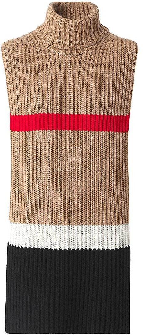 women-burberry-contrast-high-neck-sleeveless-knit-cape-khaki-80495211