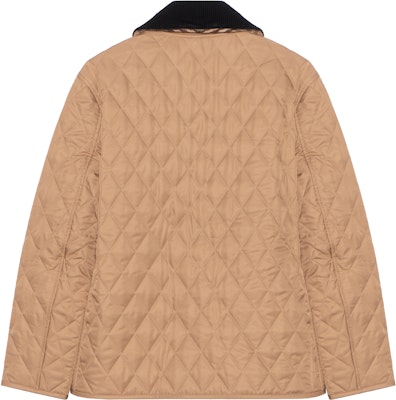 (Women) Burberry Cotton Quilted Jacket with Checked Corduroy Collar - Camel. 80651081 Lookbook (Women) Burberry Cotton Quilted Jacket with Checked Corduroy Collar - Camel. 80651081