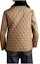 Sizing (Women) Burberry Cotton Quilted Jacket with Checked Corduroy Collar - Camel. 80651081