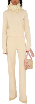 (W) バーバリー カーブストライプ タートルネック セーター ダスティピンク 80808871 Shop (W) バーバリー カーブストライプ タートルネック セーター ダスティピンク 80808871