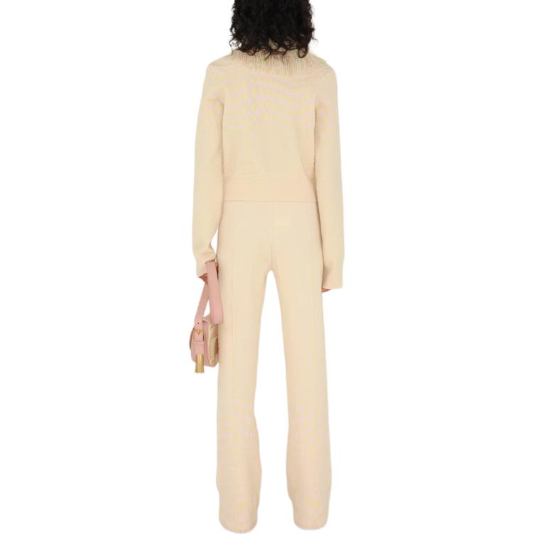 Purchase (W) バーバリー カーブストライプ タートルネック セーター ダスティピンク 80808871