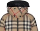 Purchase (Women) Burberry Detachable Hood Check Puffer Jacket Brown. 80590941