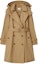 Order (W) Burberry Jaket Trench Double-Breasted dengan Hoodie Lepas Pasang Beige. 80842521