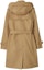Lookbook (W) Burberry Jaket Trench Double-Breasted dengan Hoodie Lepas Pasang Beige. 80842521