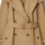 Sizing (W) Burberry Jaket Trench Double-Breasted dengan Hoodie Lepas Pasang Beige. 80842521