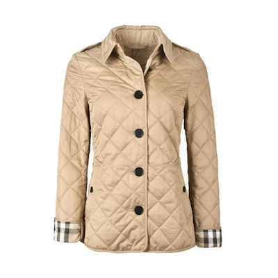 (Women) Burberry Diamond Quilted Jacket Beige 80658721