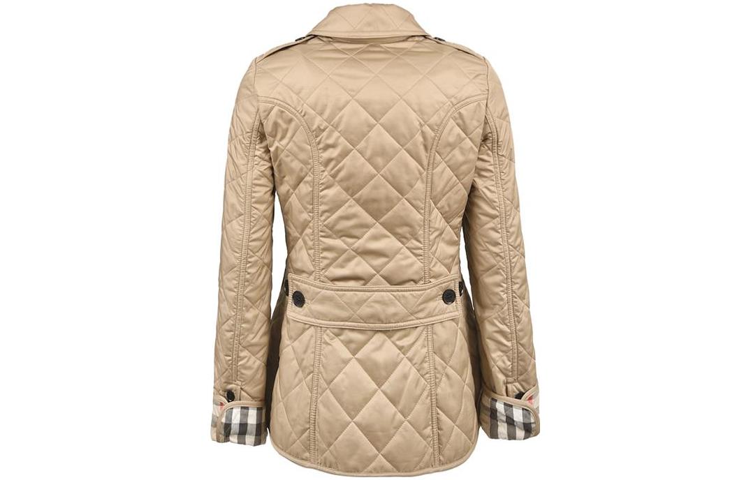 Lookbook (Women) Burberry  Diamond Quilted Jacket Beige 80658721