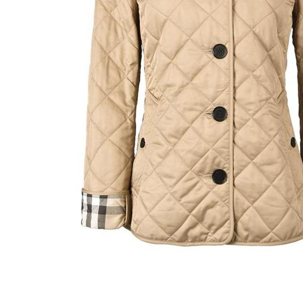 Purchase (Women) Burberry  Diamond Quilted Jacket Beige 80658721