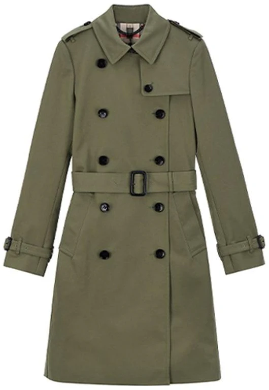 women-burberry-double-breasted-long-sleeve-coat-khaki-color-80089781