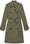 Buy (W) Burberry 雙排扣長袖大衣 卡其色 80089781