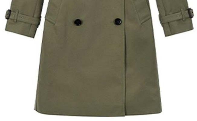 (W) Burberry 雙排扣長袖大衣 卡其色 80089781 Lookbook (W) Burberry 雙排扣長袖大衣 卡其色 80089781