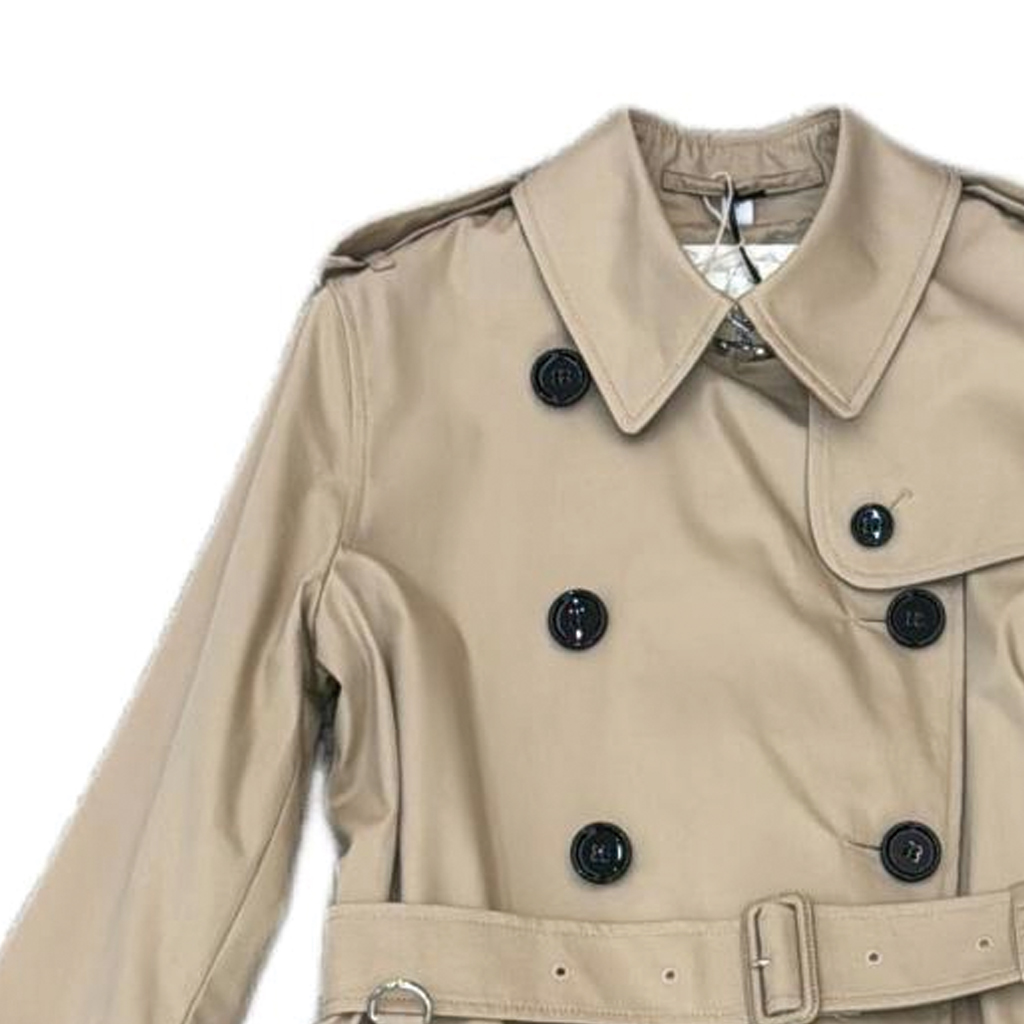 Details for (Women) Burberry  Double-Breasted Long Sleeve Coat Beige 8072030-1004