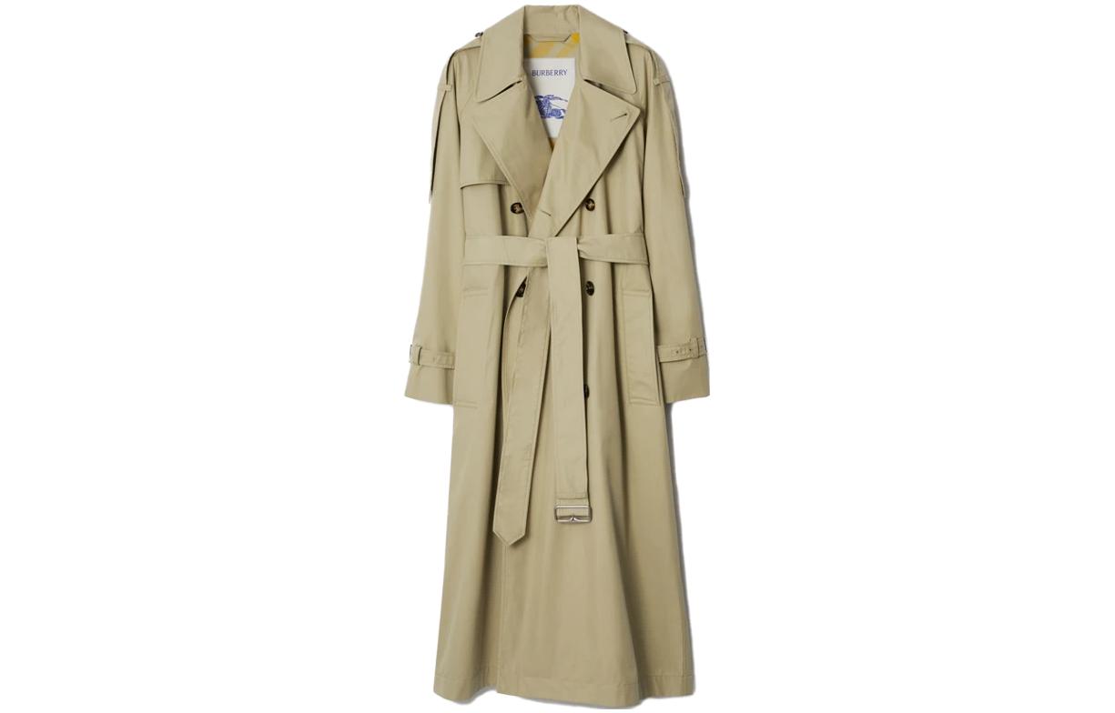 Buy (W) Gabardina Larga Beige Burberry de Doble Botonadura. 80793741