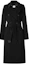 Order (W) Burberry Kot Trench Dua Baris Hitam FW22 80581941