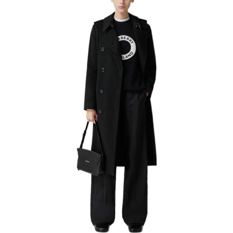 (Women) Burberry  Double-Breasted Trench Coat Black FW22 80581941 圖 3